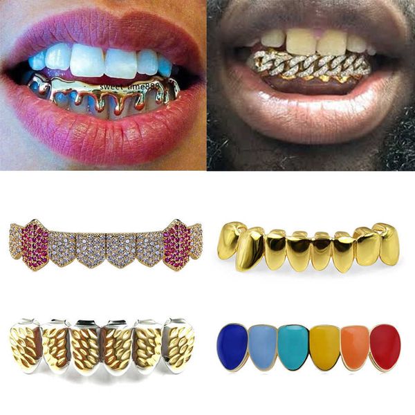 18k gold teeth braces punk hip hop multicolor diamond custom bottom teeth grillz dental mouth fang grills tooth cap vampire rapper jewelry, Black
18k gold teeth braces punk hip hop multicolor diamond custom bottom teeth grillz dental mouth fang grills tooth cap vampire rapper jewelry, Black
