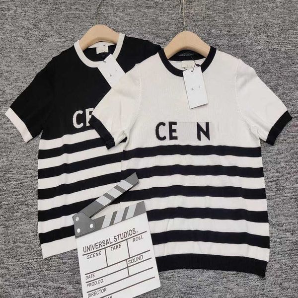 designer summer women t shirt hh2023 spring/summer trend casual black white stripe contrast panel crew neck sleeve t-shirt women, White;black
designer summer women t shirt hh2023 spring/summer trend casual black white stripe contrast panel crew neck sleeve t-shirt women, White;black