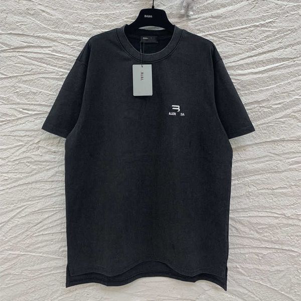 designer summer women t shirt shirt high edition 2023 summer family double hook letter embroidery wash water old sleeve t-shirt, White;black
designer summer women t shirt shirt high edition 2023 summer family double hook letter embroidery wash water old sleeve t-shirt, White;black