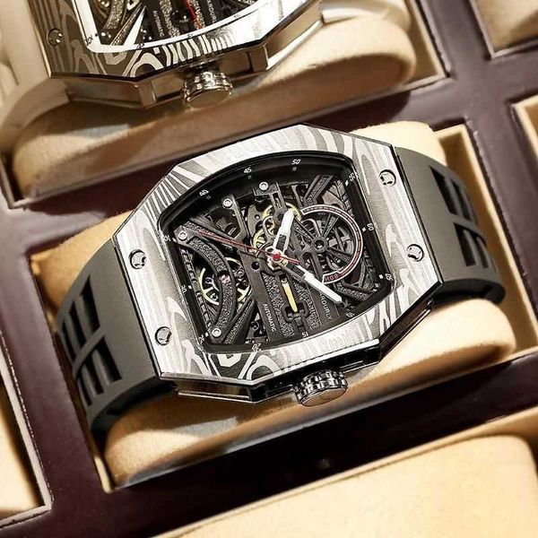 luxury milles swiss watch men's mechanical watch fully automatic square richards spider hollow miller fashion men's watch ayw, Slivery;black
luxury milles swiss watch men's mechanical watch fully automatic square richards spider hollow miller fashion men's watch ayw, Slivery;black