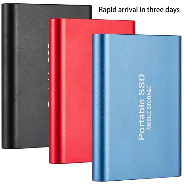 

Portable Hard Drive,External Hard Drive 2TB,Portable External Solid State Drive Slim High Speed USB 3.1 Compatible with PC, Laptop