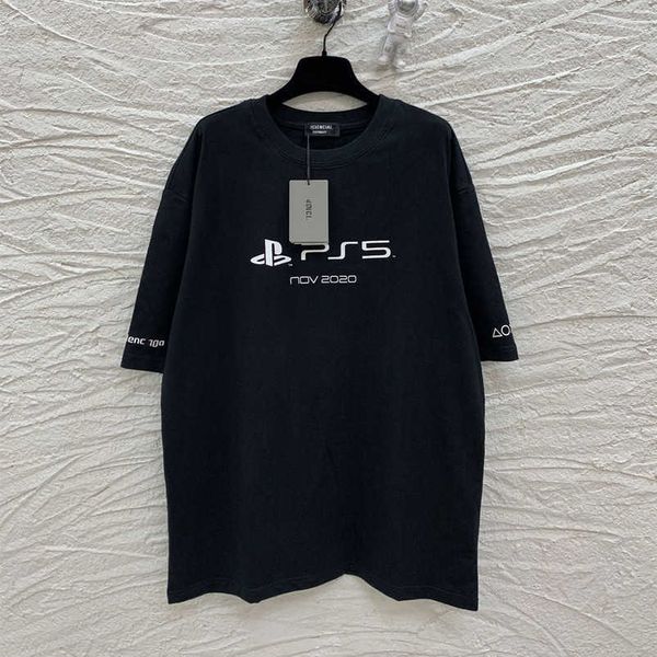 2023 new designer womens t shirt high-end high edition 2023 summer family ps5 co branded printed couple sleeve t-shirt, White;black
2023 new designer womens t shirt high-end high edition 2023 summer family ps5 co branded printed couple sleeve t-shirt, White;black