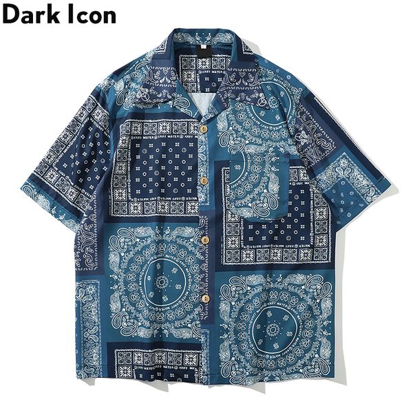 men's casual shirts dark icon bandana full printed hawaiian shirt summer vintage shirts men street shirts for men 230410, White;black
men's casual shirts dark icon bandana full printed hawaiian shirt summer vintage shirts men street shirts for men 230410, White;black