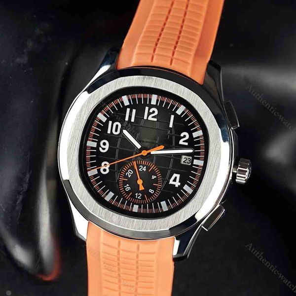 2022 new luxury men mechanical wristwatch stainless steel automatic watch black dial men watch orange rubber strap waterproof101, Slivery;brown
2022 new luxury men mechanical wristwatch stainless steel automatic watch black dial men watch orange rubber strap waterproof101, Slivery;brown