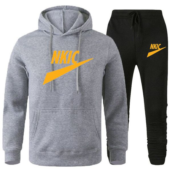 new men run tracksuit pants jogging suit 2 pcs tracksuit autumn winter outfits sportswear running sweatsuit loose fit clothes male, Gray
new men run tracksuit pants jogging suit 2 pcs tracksuit autumn winter outfits sportswear running sweatsuit loose fit clothes male, Gray