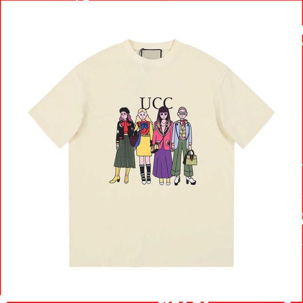 luxury designer women t shirt shirt spring summer t-shirt casual design sense round neck sleeve street versatile unisex, White
luxury designer women t shirt shirt spring summer t-shirt casual design sense round neck sleeve street versatile unisex, White