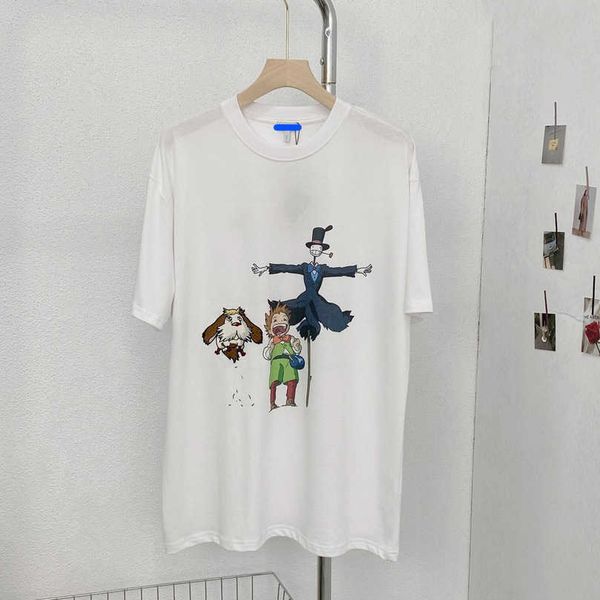 designer women's clothing 20% off shirt high-end luojia scarecrow cartoon printed sleeve t-shirt 2023 summer casual same top, White
designer women's clothing 20% off shirt high-end luojia scarecrow cartoon printed sleeve t-shirt 2023 summer casual same top, White