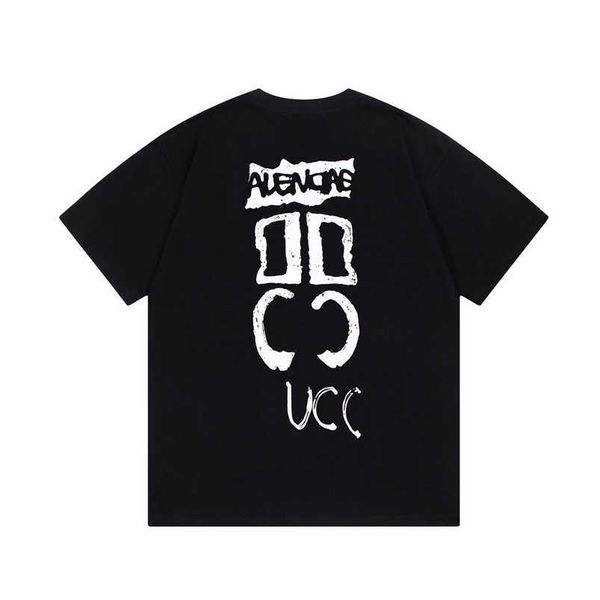 womens designer t shirt high edition family co branded letter printed sleeve t-shirt relaxed loose fit, White;black
womens designer t shirt high edition family co branded letter printed sleeve t-shirt relaxed loose fit, White;black