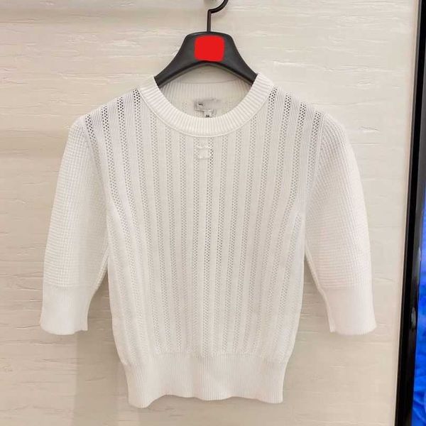 designer women's clothing 20% off shirt spring 2023 celebrity embroidery cutout temperament sweet pullover round neck sleeve knitted wo, White;black
designer women's clothing 20% off shirt spring 2023 celebrity embroidery cutout temperament sweet pullover round neck sleeve knitted wo, White;black