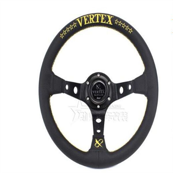 13inch/325mm vertex leather gold and red 10 stars embroidery drift sport leather steering wheel & cover
13inch/325mm vertex leather gold and red 10 stars embroidery drift sport leather steering wheel & cover