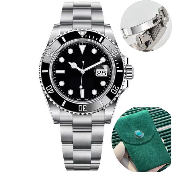 Mens watch with green bag Glide Lock Ceramic Bezel Sapphire Automatic movement watches high quality designer watch orologio uomo sub montre de luxe AAA
Mens watch with green bag Glide Lock Ceramic Bezel Sapphire Automatic movement watches high quality designer watch orologio uomo sub montre de luxe AAA