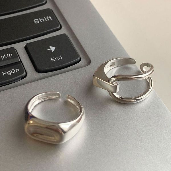 band rings sterling silver rings 2023 new fashion female asymmetric smooth oval ring design senior promise rings for her matching rings stac
band rings sterling silver rings 2023 new fashion female asymmetric smooth oval ring design senior promise rings for her matching rings stac