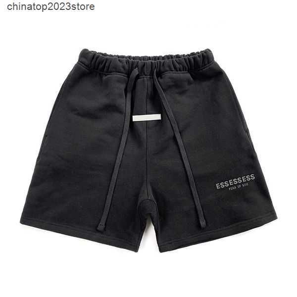 men's shorts mens womens designer essentail clothing apparel essen cotton sports fashion short street style essent 15fxex, White;black
