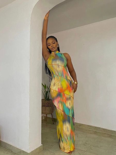 casual dresses kliou halter aesthetic colorful tie dry maxi dress women hipster striped patchwork sleeveless straight robe female streetwear, Black;gray
casual dresses kliou halter aesthetic colorful tie dry maxi dress women hipster striped patchwork sleeveless straight robe female streetwear, Black;gray