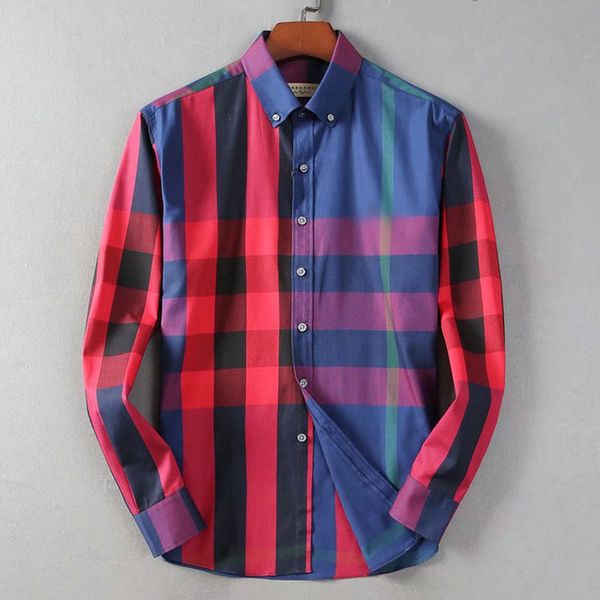 designer polo shirt men casual shirts burbrery mens shirts designer button homme polos collar long sleeved fashionable classic plaid bur pur, White;black
designer polo shirt men casual shirts burbrery mens shirts designer button homme polos collar long sleeved fashionable classic plaid bur pur, White;black