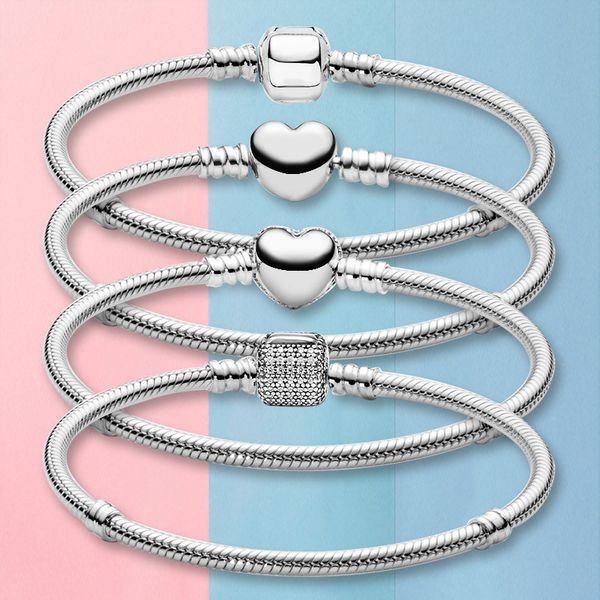 sterling silver snake chain diamond inlay charms bracelets diy fit pandora basic bracelet women gift belt box designer jewelry, Golden;silver
sterling silver snake chain diamond inlay charms bracelets diy fit pandora basic bracelet women gift belt box designer jewelry, Golden;silver
