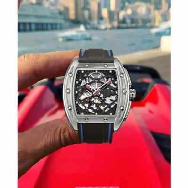 luxury milles swiss richard's ten barrel watches men's mechanical watch fully automatic miller brand hollow out men's watch a, Slivery;black
luxury milles swiss richard's ten barrel watches men's mechanical watch fully automatic miller brand hollow out men's watch a, Slivery;black