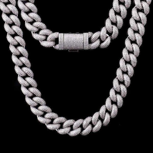 s925 sterling silver full iced out moissanite cuban chain necklace hip hop cuban link chain
s925 sterling silver full iced out moissanite cuban chain necklace hip hop cuban link chain