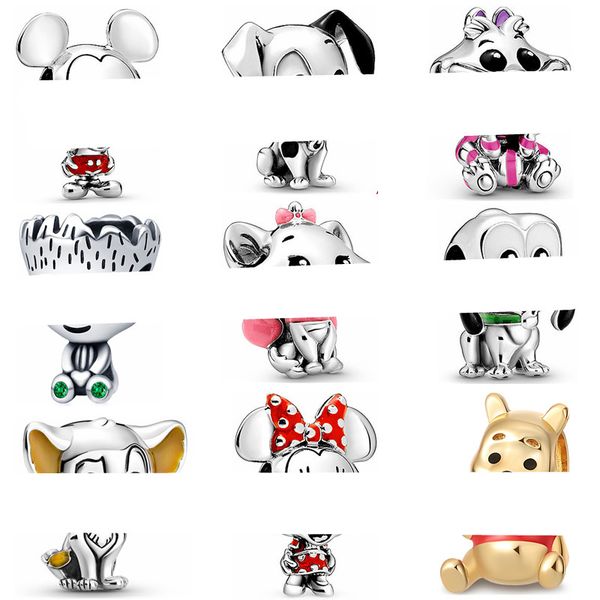 new bear mouse charms fashion pendant cute donkey beads diy fit pandora designer bracelet women party jewelry gifts, Bronze;silver
new bear mouse charms fashion pendant cute donkey beads diy fit pandora designer bracelet women party jewelry gifts, Bronze;silver