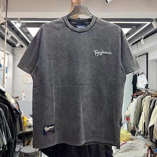men's t-shirts vintage heavy duty 270g wash water made from old embroidered short sleeve t-shirt 230410, White;black
men's t-shirts vintage heavy duty 270g wash water made from old embroidered short sleeve t-shirt 230410, White;black