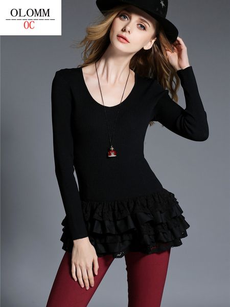 casual dresses olomm dress women's knitting round neck miniskirt long sleeve lace skirt autumn and winter hr160722 230410, Black;gray
casual dresses olomm dress women's knitting round neck miniskirt long sleeve lace skirt autumn and winter hr160722 230410, Black;gray