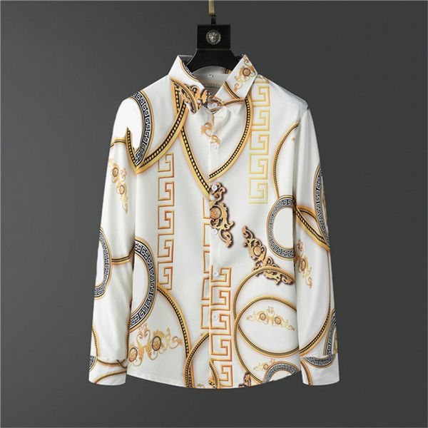 luxury designer men's shirts fashion casual business casual social and cocktail shirt brand spring autumn slimming the most fashionable, White;black
luxury designer men's shirts fashion casual business casual social and cocktail shirt brand spring autumn slimming the most fashionable, White;black