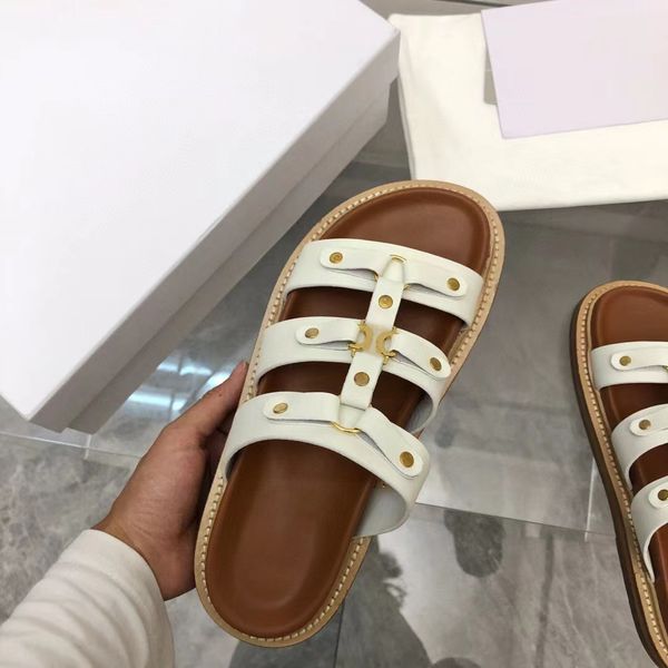2023vegetal sandals designer women sippers genuine leather tromphe sandals three colors black brown white lady fashion slides casual roman m
2023vegetal sandals designer women sippers genuine leather tromphe sandals three colors black brown white lady fashion slides casual roman m
