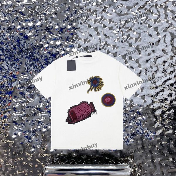 xinxinbuy men designer tee t shirt 23ss face pattern embroidery short sleeve cotton women black white blue gray xs-3xl, Black;brown
xinxinbuy men designer tee t shirt 23ss face pattern embroidery short sleeve cotton women black white blue gray xs-3xl, Black;brown