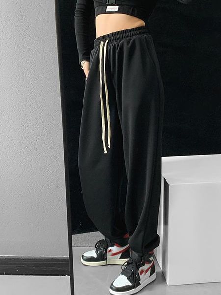 women's pants s houzhou black sweatpants sports oversized korean fashion gray jogger baggy harem high waist casual trousers femme 23041, Black;white
women's pants s houzhou black sweatpants sports oversized korean fashion gray jogger baggy harem high waist casual trousers femme 23041, Black;white