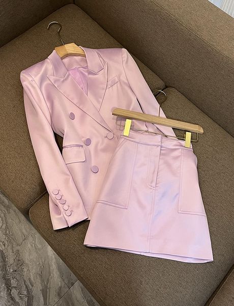 2023 pink / green color two piece dress sets long sleeve notched-lapel single-breasted blazers & high waist short skirt suits set o3a092242, White
2023 pink / green color two piece dress sets long sleeve notched-lapel single-breasted blazers & high waist short skirt suits set o3a092242, White