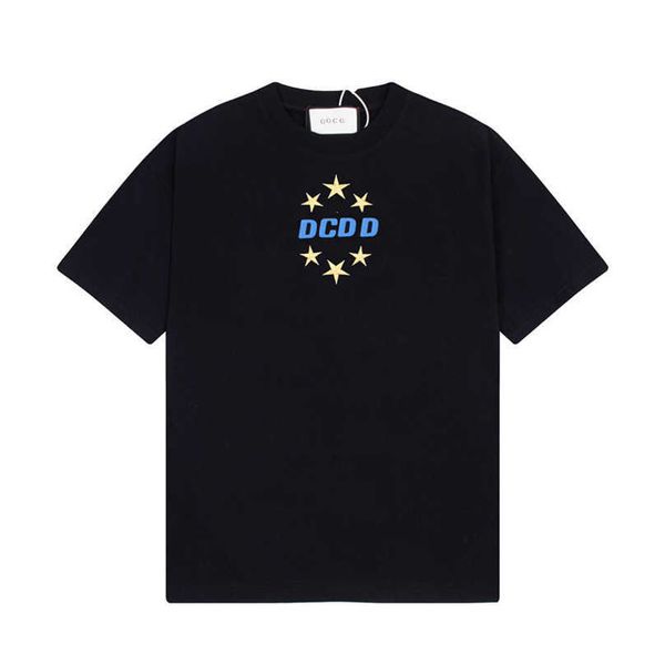 luxury designer women t shirt high edition family spring summer star embroidery large solid color versatile sleeve t-shirt unisex, White;black
luxury designer women t shirt high edition family spring summer star embroidery large solid color versatile sleeve t-shirt unisex, White;black