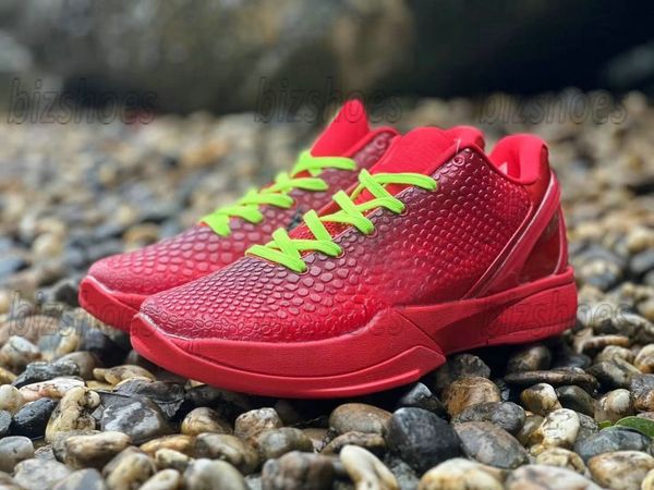 2023 mamba men's basketball shoes 6 protro reverse grinch bright crimson/black-electric green sports trainer sneakers size40-46
2023 mamba men's basketball shoes 6 protro reverse grinch bright crimson/black-electric green sports trainer sneakers size40-46