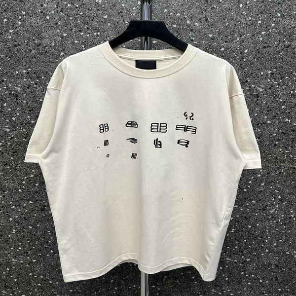 womens designer t shirt tracksuit shirt the correct version of summer multinational language classic couple loose sleeve t-shirt, White
womens designer t shirt tracksuit shirt the correct version of summer multinational language classic couple loose sleeve t-shirt, White