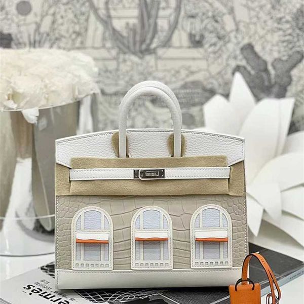 luxury hemes handbags totes handsewn honey wax thread crocodile skin women's bag real leather bag white small house bag handmade bag
luxury hemes handbags totes handsewn honey wax thread crocodile skin women's bag real leather bag white small house bag handmade bag