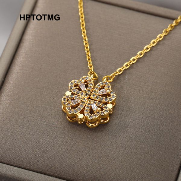 chokers vintage lucky four leaf clover necklaces for women goth love heart pendant choker chain necklace stainless steel jewelry gift 230410, Golden;silver
chokers vintage lucky four leaf clover necklaces for women goth love heart pendant choker chain necklace stainless steel jewelry gift 230410, Golden;silver