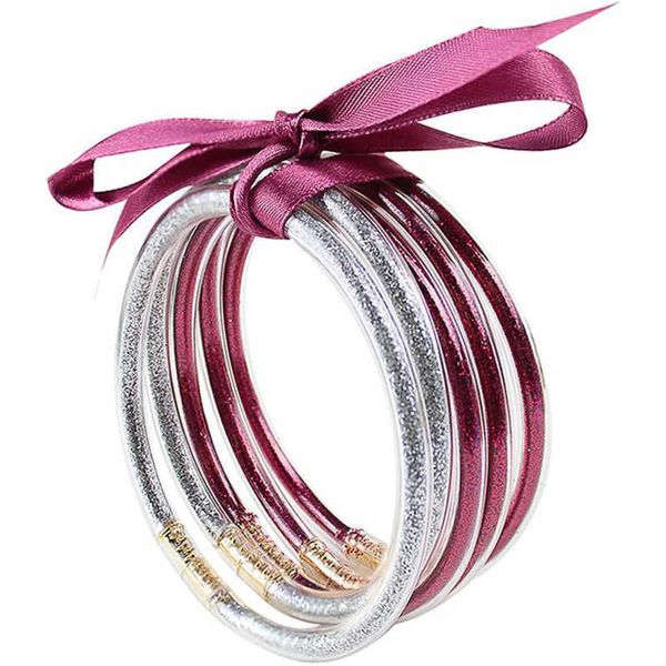 bangle 5pc/set shiny jelly bangle set audlt plastic with glitter boho bracelet party lightweight bangles bracelet charm jewelry gift w0410, Black
bangle 5pc/set shiny jelly bangle set audlt plastic with glitter boho bracelet party lightweight bangles bracelet charm jewelry gift w0410, Black