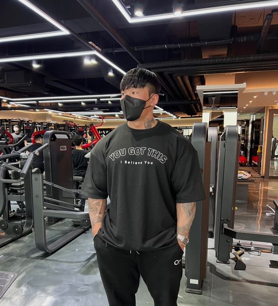 men's t-shirts european summer fashion trend short sleeve gym loose t-shirt fitness shirt casual cotton 230410, White;black
men's t-shirts european summer fashion trend short sleeve gym loose t-shirt fitness shirt casual cotton 230410, White;black