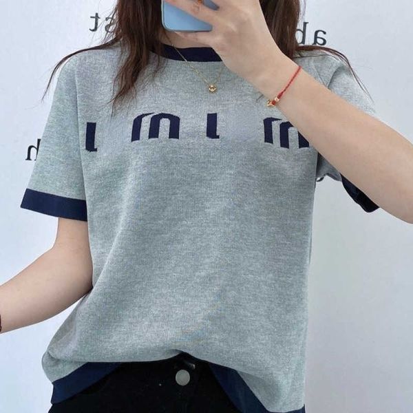 designer tshirt summer womens miu t-shirt sweatshirt casual round neck luxury short-sleeved t shirt pullover pure cotton tee women tank top, White;black
designer tshirt summer womens miu t-shirt sweatshirt casual round neck luxury short-sleeved t shirt pullover pure cotton tee women tank top, White;black