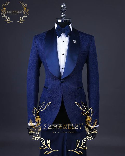 men's suits blazers tailor-made men suit 2 pieces classic navy blue jacquard wedding suit for men slim fit groom tuxedos costume mariag, White;black
men's suits blazers tailor-made men suit 2 pieces classic navy blue jacquard wedding suit for men slim fit groom tuxedos costume mariag, White;black