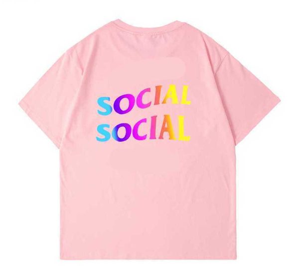 designer assc men's t shirt social club rainbow letter print round neck tee loose outdoor neutral simple motion current 60ess, White;black
designer assc men's t shirt social club rainbow letter print round neck tee loose outdoor neutral simple motion current 60ess, White;black