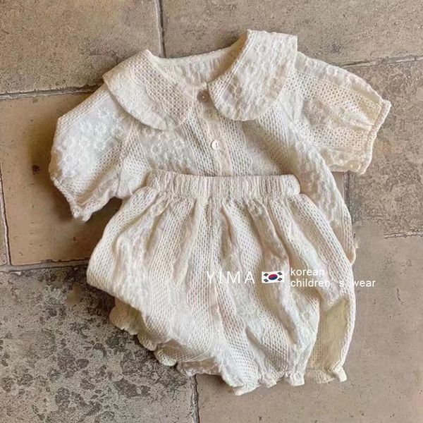 clothing sets girls' summer clothing set sweet lace shirtshorts 2 piece princess clothing set children's birthday clothing 230410, White
clothing sets girls' summer clothing set sweet lace shirtshorts 2 piece princess clothing set children's birthday clothing 230410, White