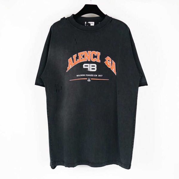 2023 womens designer t shirt tracksuit shirt high edition 2023 summer scissors damaged hole wash old sleeve t-shirt, White;black
2023 womens designer t shirt tracksuit shirt high edition 2023 summer scissors damaged hole wash old sleeve t-shirt, White;black