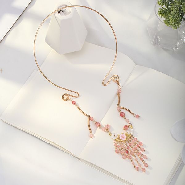 chokers handmade antique style gold color collar necklace tassel pendant necklaces chinese wedding hanfu dress decorative jewelry 230410, Golden;silver
chokers handmade antique style gold color collar necklace tassel pendant necklaces chinese wedding hanfu dress decorative jewelry 230410, Golden;silver