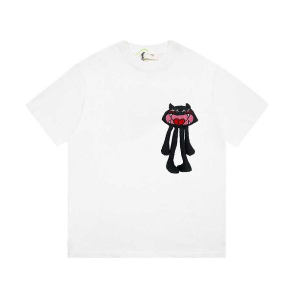 designer new women t shirt high edition 2023 summer little demon monster pins loose sleeve t-shirt, White
designer new women t shirt high edition 2023 summer little demon monster pins loose sleeve t-shirt, White