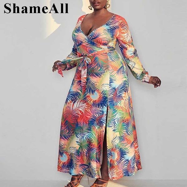 plus size dresses size women long sleeve tropical crops print 5xl summer boho leaf pringting wrap v neck belted beach 230410, Black
plus size dresses size women long sleeve tropical crops print 5xl summer boho leaf pringting wrap v neck belted beach 230410, Black