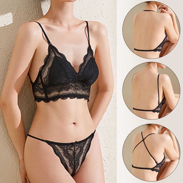 bras sets lace backless invisible bra deep u lingerie transparent underwear set low back brassiere thin wireless bralette floral bras aa2304, Red;black
bras sets lace backless invisible bra deep u lingerie transparent underwear set low back brassiere thin wireless bralette floral bras aa2304, Red;black