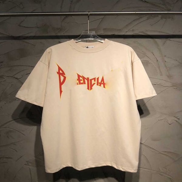 2023 new designer womens t shirt high-end correct 23ss summer family front letter crack print loose couple sleeve t-shirt, White
2023 new designer womens t shirt high-end correct 23ss summer family front letter crack print loose couple sleeve t-shirt, White