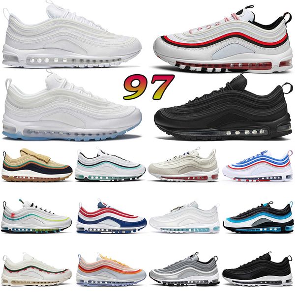 97 men women running shoes 97s shoes triple white 97s triple black white ice grey light game royal white red sail trainers sneakers
97 men women running shoes 97s shoes triple white 97s triple black white ice grey light game royal white red sail trainers sneakers
