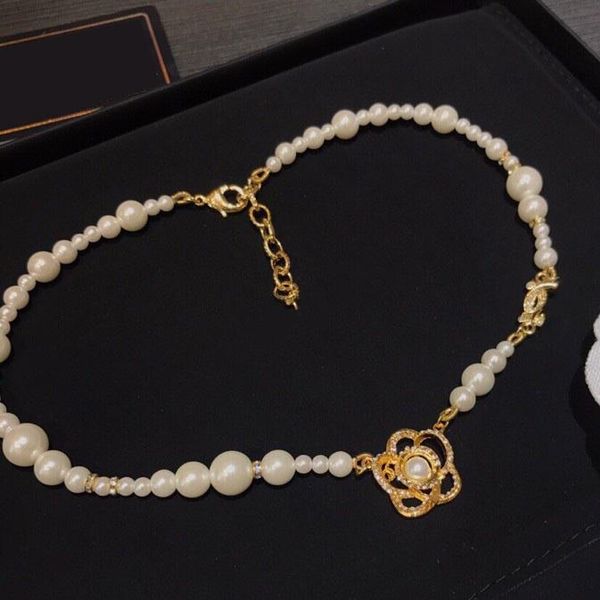 23 necklace designer luxury necklace flower inlaid pearl necklace sweater chain versatile dating wear brass necklace, Silver
23 necklace designer luxury necklace flower inlaid pearl necklace sweater chain versatile dating wear brass necklace, Silver