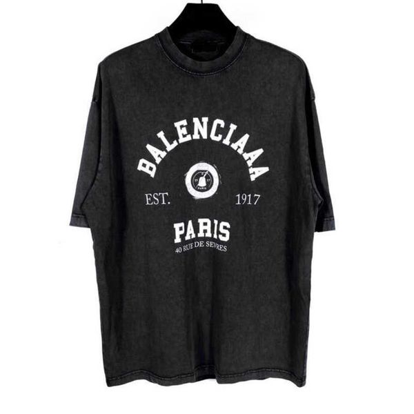 2023 new designer womens t shirt high-end shirt high edition classic 1917 crack t-shirt street casual same style, White
2023 new designer womens t shirt high-end shirt high edition classic 1917 crack t-shirt street casual same style, White